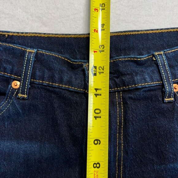 Levi's 505 Men's Regular Fit Stretch Straight Leg Blue Denim Jeans Size 38x34 - Picture 9 of 11